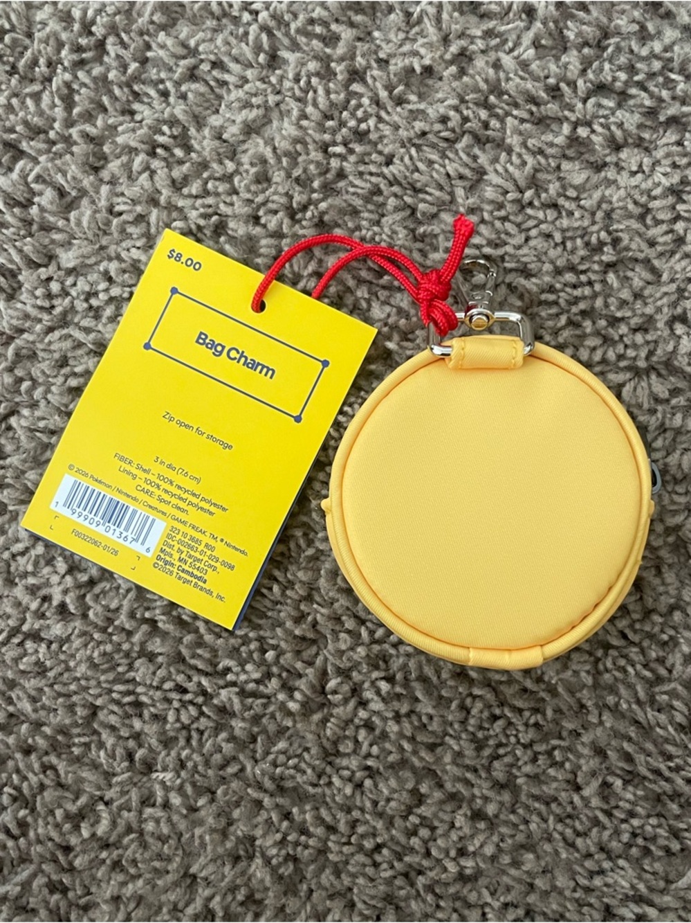 Pokemon Ultra Ball Bag Charm - Picture 2 of 5